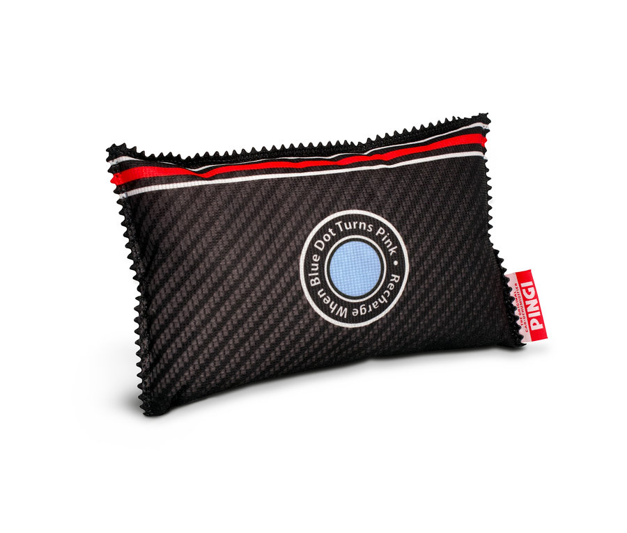 Ein Pingi-Auto-Luftentfeuchterkissen, ca. 300 g, liegt auf einem weißen Hintergrund.