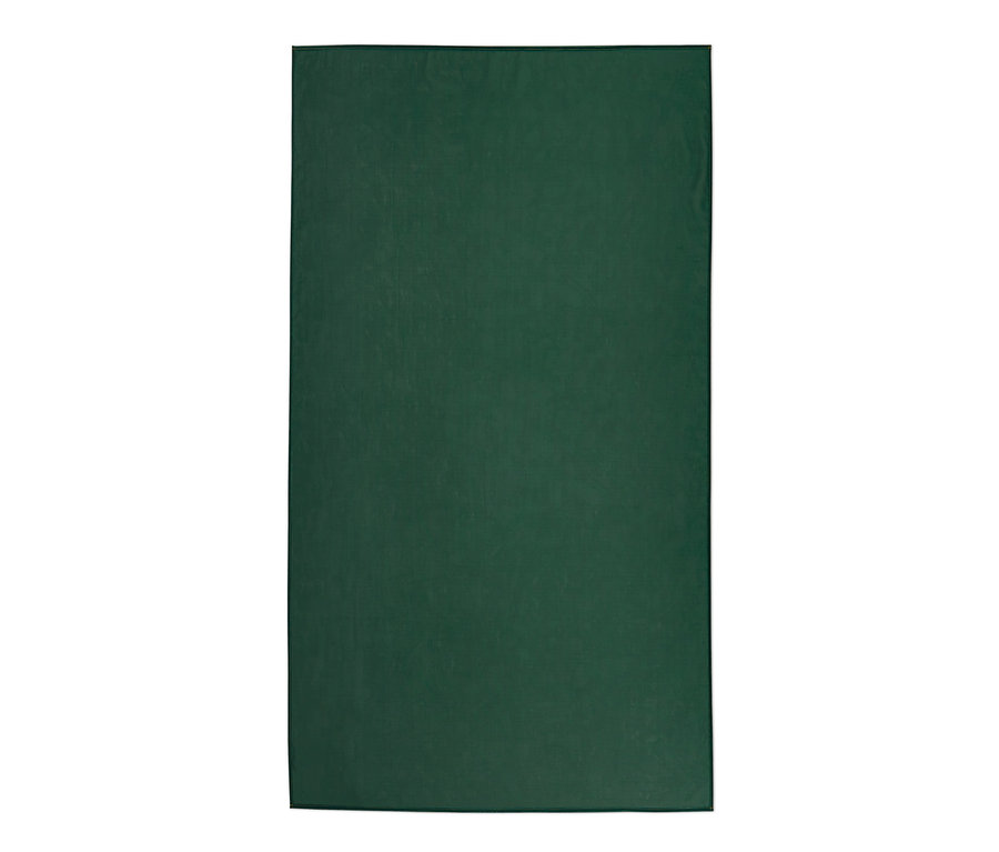 Grüne Organza-Tischdecke, ca. 150 x 275 cm.