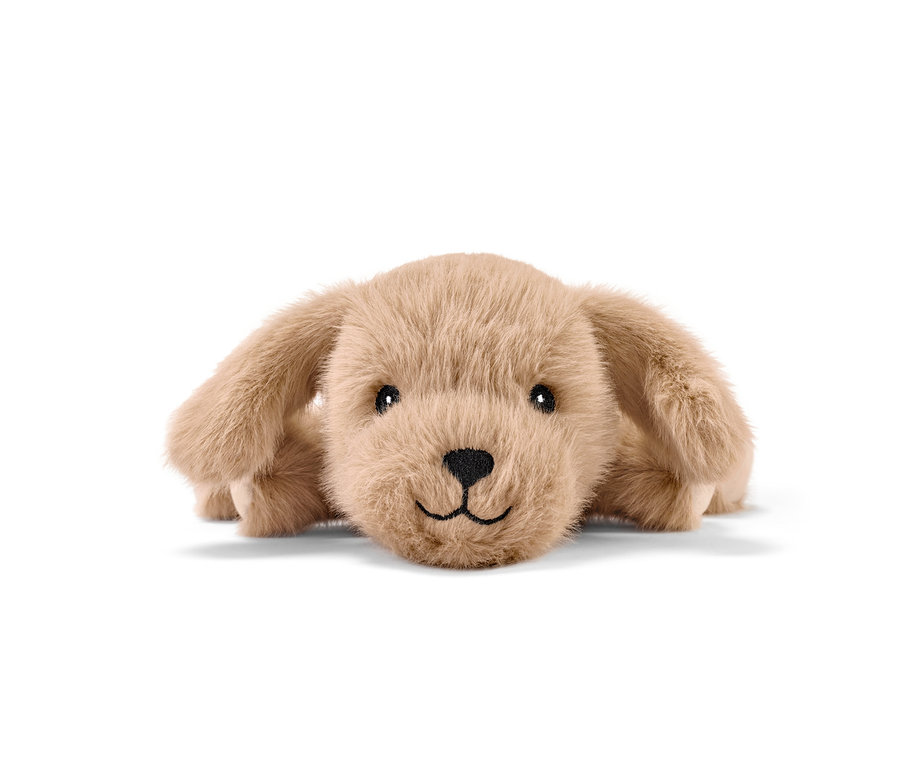 Detailansicht von Plüschtier »Hund«.