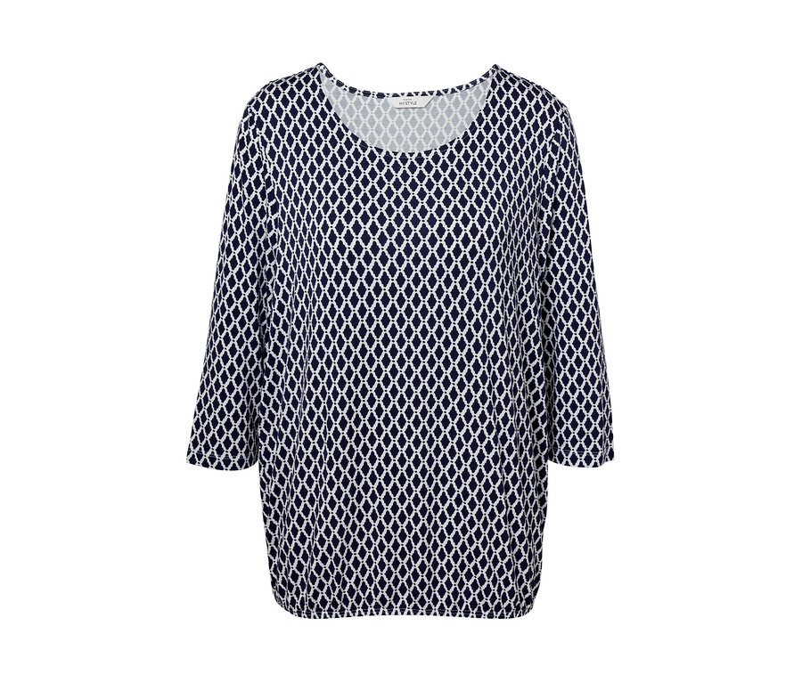 Bedrucktes Blusenshirt.