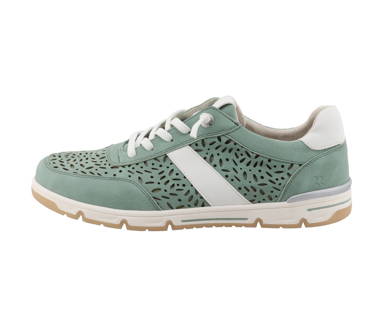 Abgebildet ist ein Romika Sneaker, PU mint.