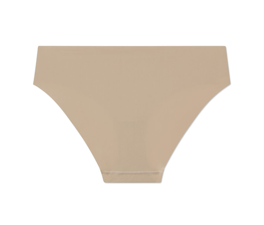 Ein einzelner, beiger Magic-Cut-Slip (2er-Pack) auf weißem Hintergrund.