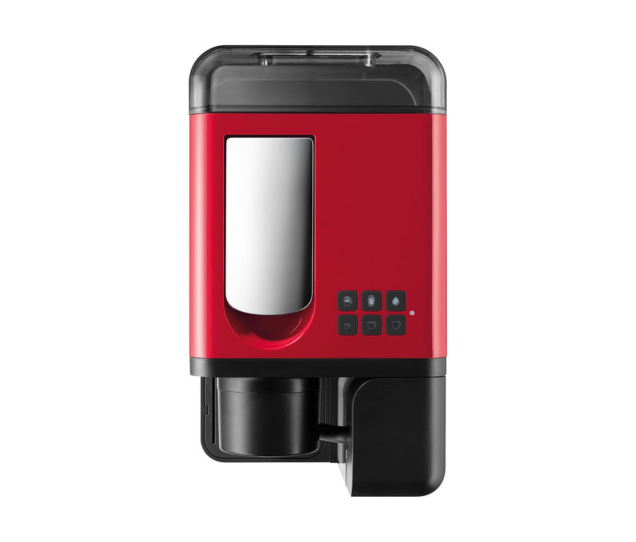 Rote Cafissimo milk Kaffeemaschine.