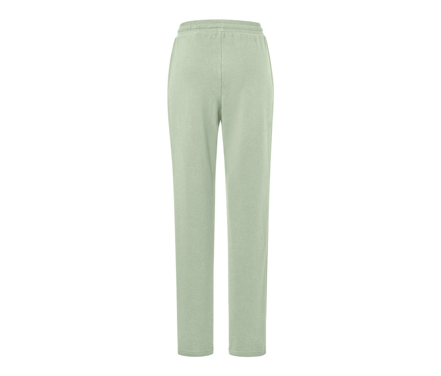 Helle, grüne Loungewear-Hose.