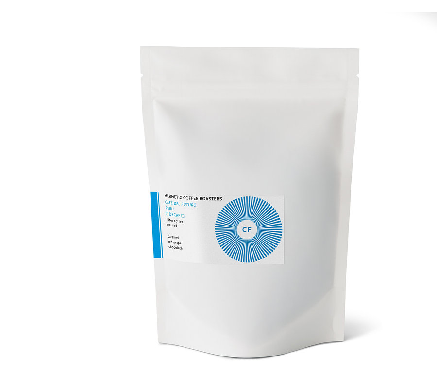 Hermetic - Café del Futuro Filterkaffee, entkoffeiniert - 250 g Ganze Bohne