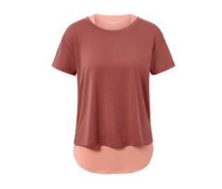 Shirt terrakotta<br>Top apricot