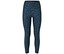 Blaue Leggings mit Tiermuster.