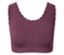 Lila Sport-BH mit Spitze.