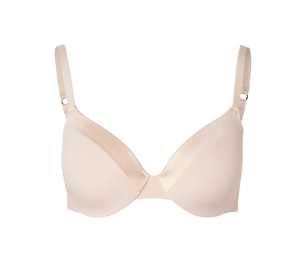 BH in hellem Beige/Hautfarbe, mit verstellbaren Trägern.