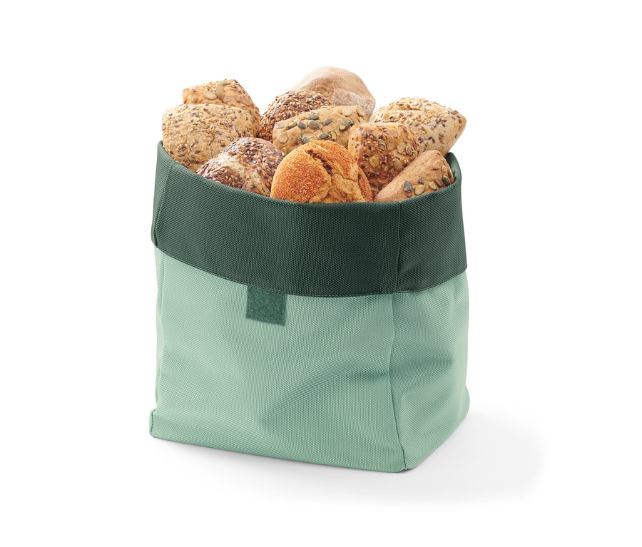 Verschiedene Brotsorten in einem 2-in-1-Brotbeutel.