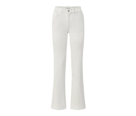 Cremeweiße Bootcut Jeans – Fit »Lou«.