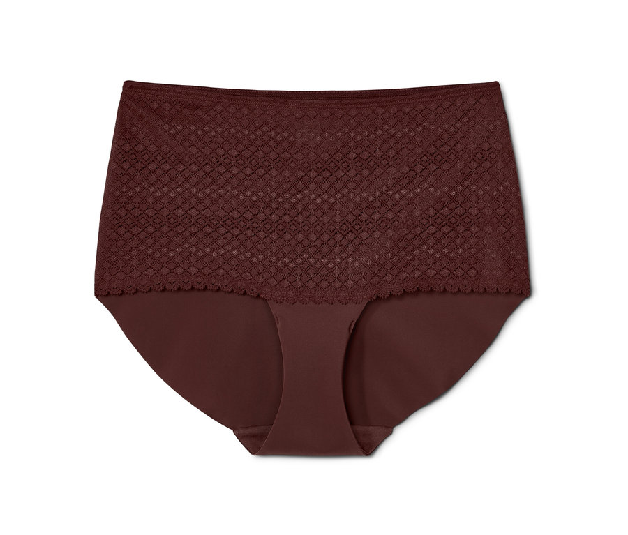 Braune Highwaist-Panty.