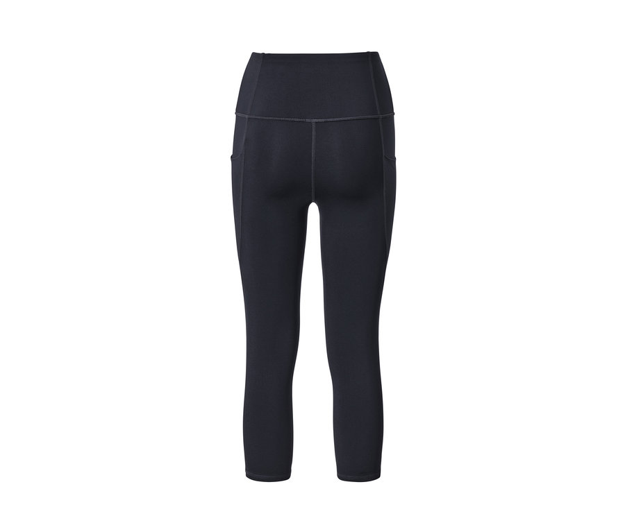 Dunkle 3/4-Sporttight.