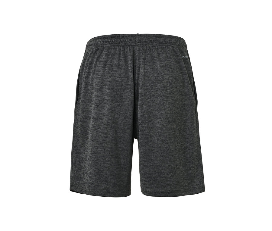 Anthrazitfarbene Sportshorts.