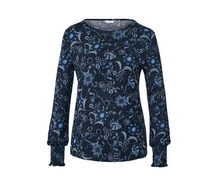 Bedrucktes Blusenshirt.