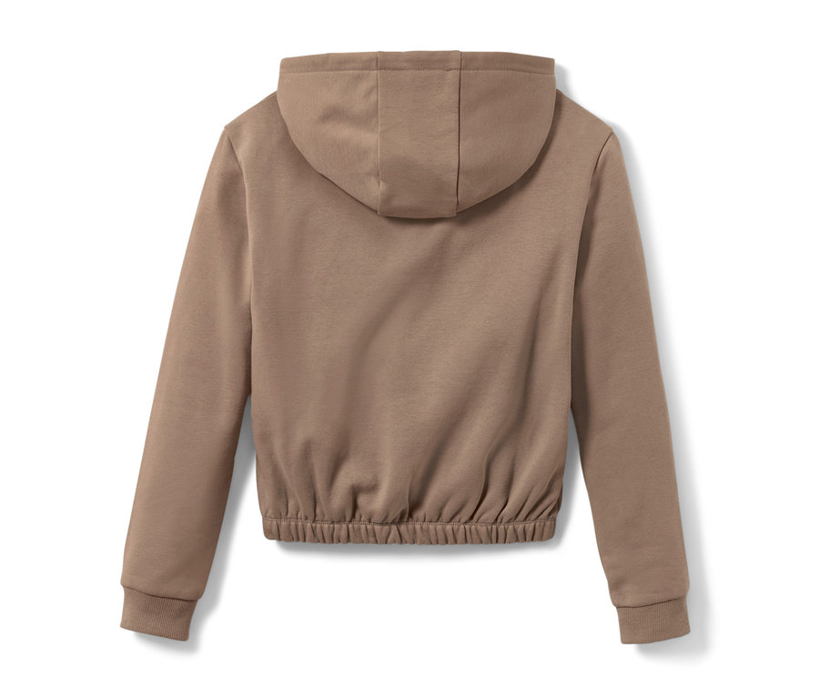 Rückansicht eines Kinder-Hoodies.