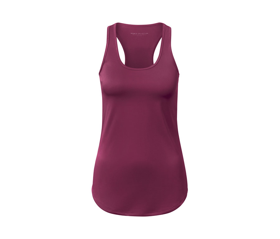 Pinkes 2-in-1-Kurzarm-Sportshirt.