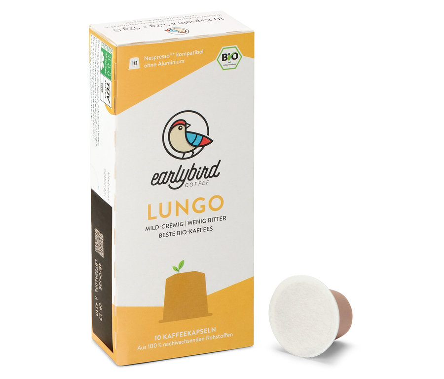 earlybird - Bio Lungo - 10 Kapseln - 10 Kapseln