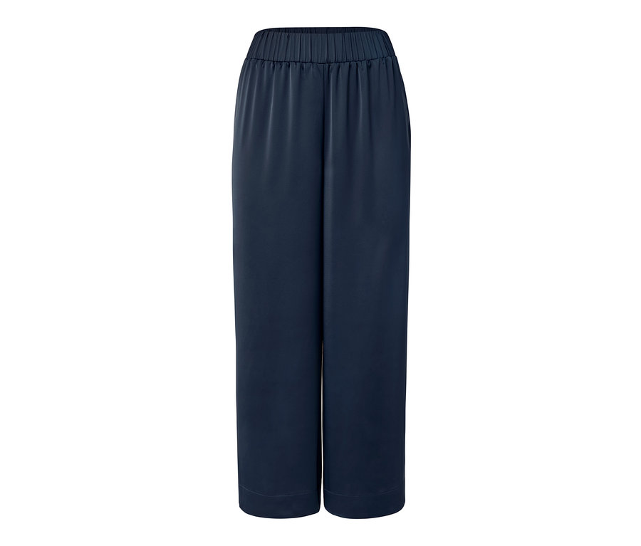 Navy Satinhose.