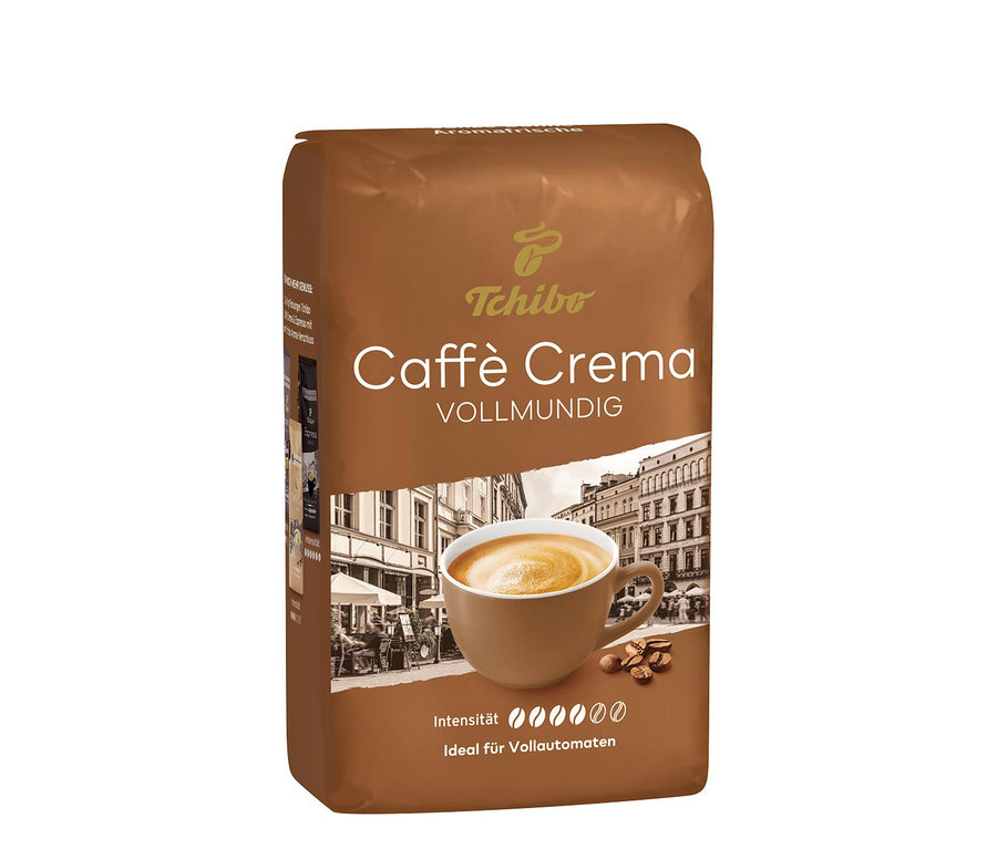 Packung Caffè Crema Vollmundig Kaffeebohnen.