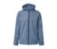 Unisex-Regenjacke, blau - Graublau