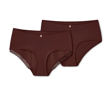 Zwei braune Pantys.