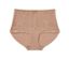 Beige Highwaist-Panty »light-shaping« auf weißem Hintergrund.