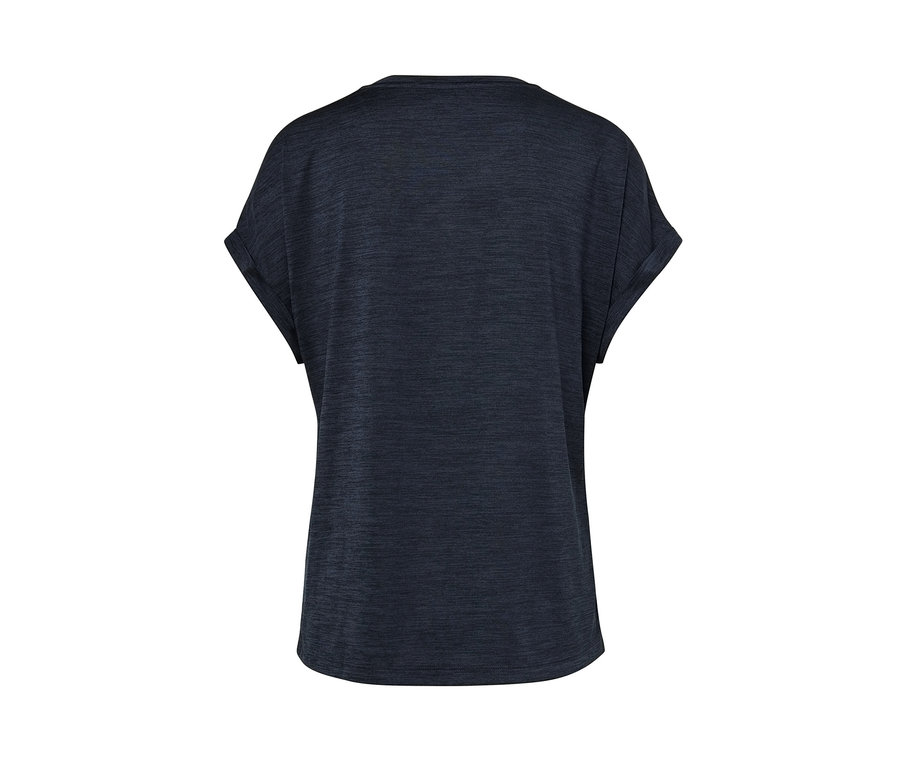 Blaues Funktionsshirt.