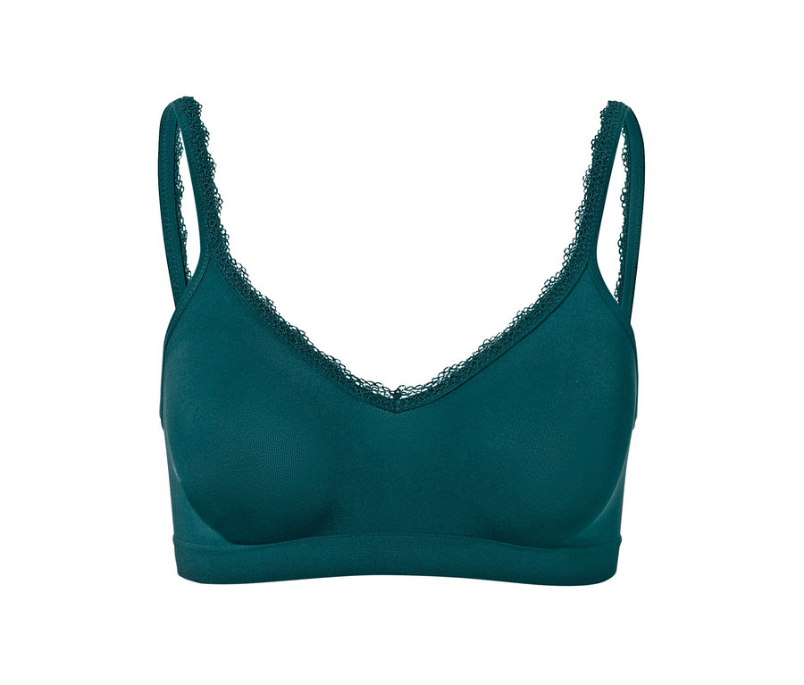 Petrolfarbener Seamless-Soft-BH.