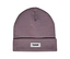 hummel® »HMLJR Knit Beanie«, lila. Lila Strickmütze mit umgeschlagenem Rand und weißem hummel®-Logoetikett.