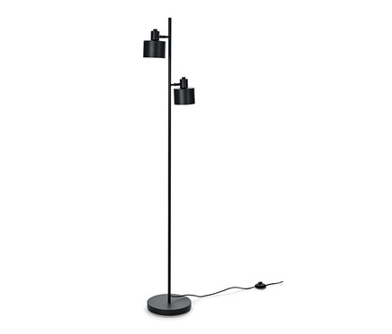 Stehleuchte, schwarz