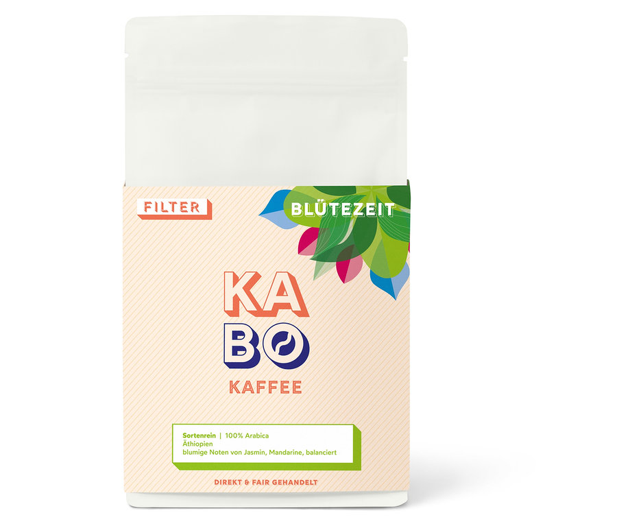 KABO - Blütezeit Filterkaffee - 250 g Ganze Bohne