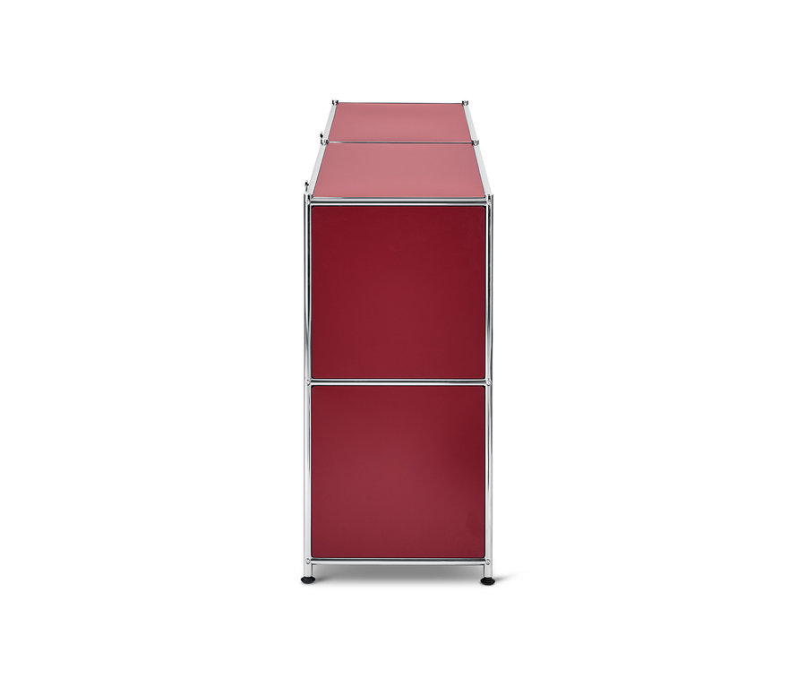 Sideboard »CN3« mit 4 Klappfächern, rot bei Tchibo kaufen | 199391
