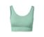 Detailansicht eines mintfarbenen Seamless-Sport-Bustiers.