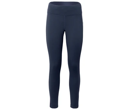 Dunkelblaue Thermo-Lauftight.