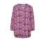 Bedruckte Tunika-Bluse, berry.