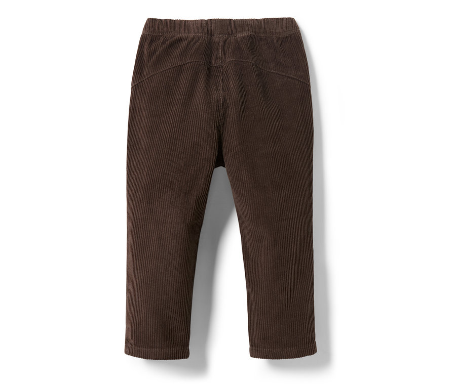 Braune Kinder-Pull on pants – Fit »Jona« aus Cord.