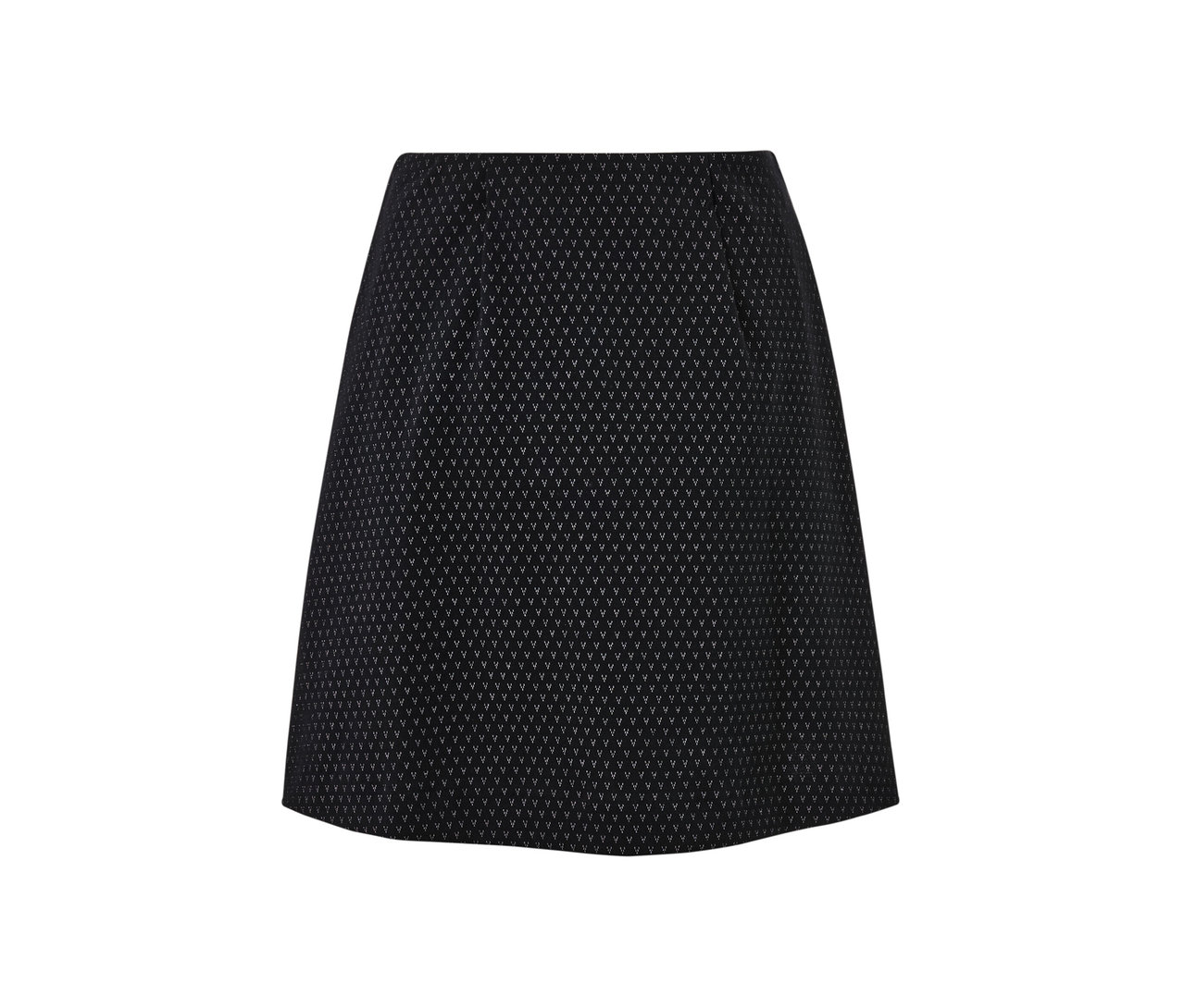 Ein glitzernder Jacquard-Rock.