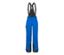 Royalblaue Skihose mit schwarzen Hosenträgern.