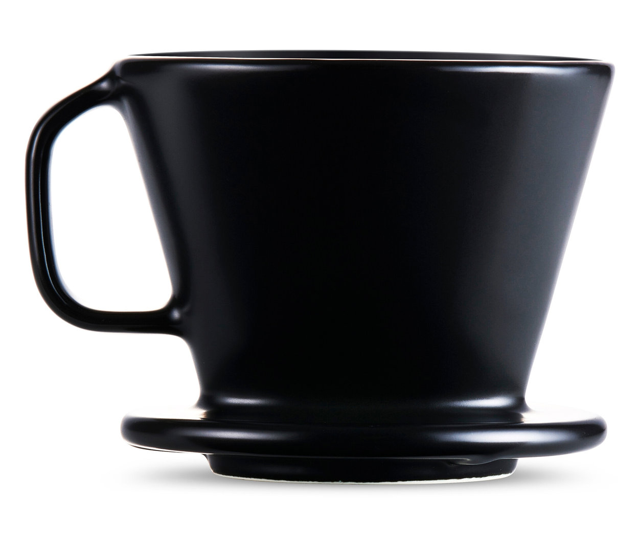 Schwarzer Kaffee Handfilter, Größe 101.