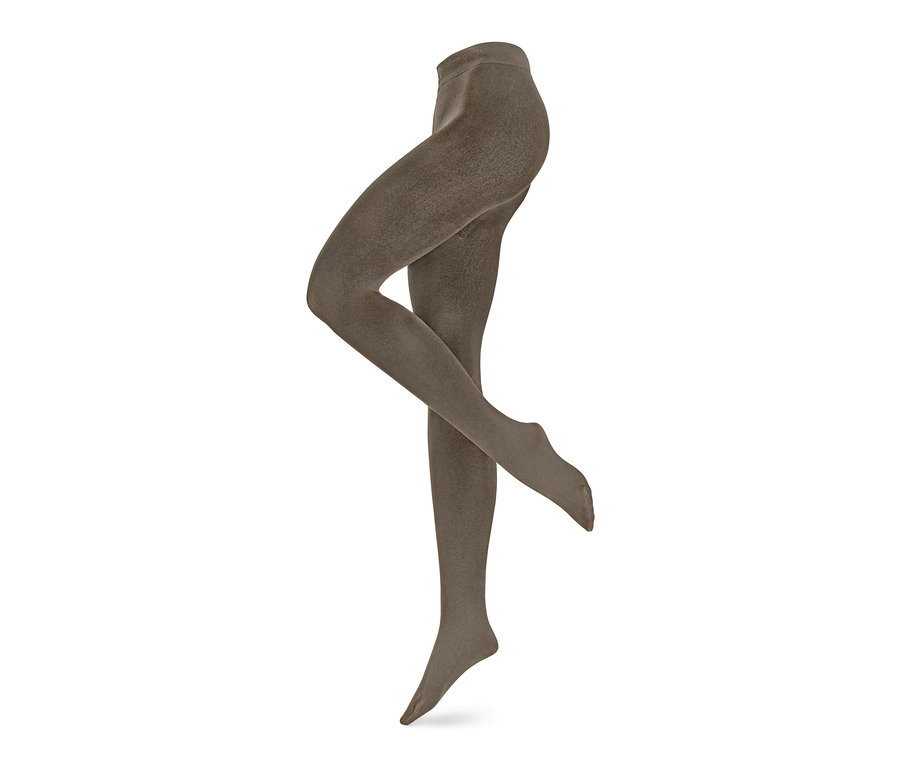 Braune Thermostrumpfhose.