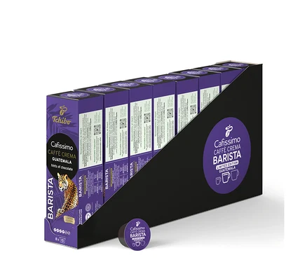 Packung Cafissimo BARISTA Caffè Crema Guatemala - 80 Kapseln.