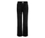 Schwarze High-Waist Jeans mit geradem Bein, verwaschenem Look und einem 'ONLY'-Etikett am Bund.