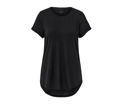 Schwarzes Longshirt.