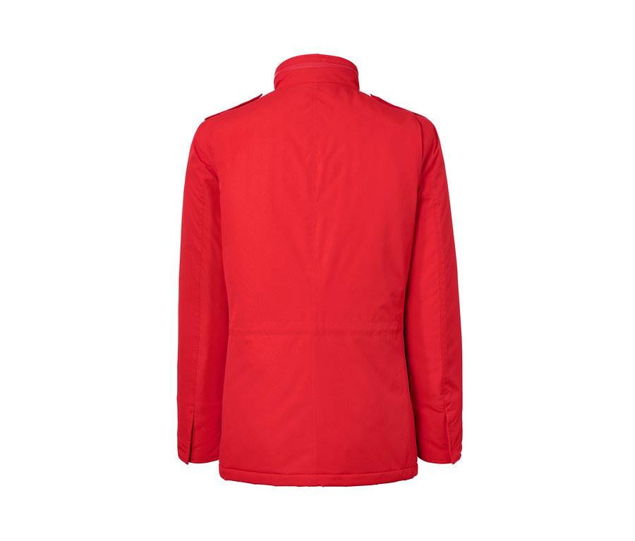 Rückansicht einer roten Fieldjacket.