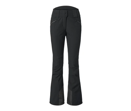 Schwarze Jetskihose auf weißem Hintergrund.