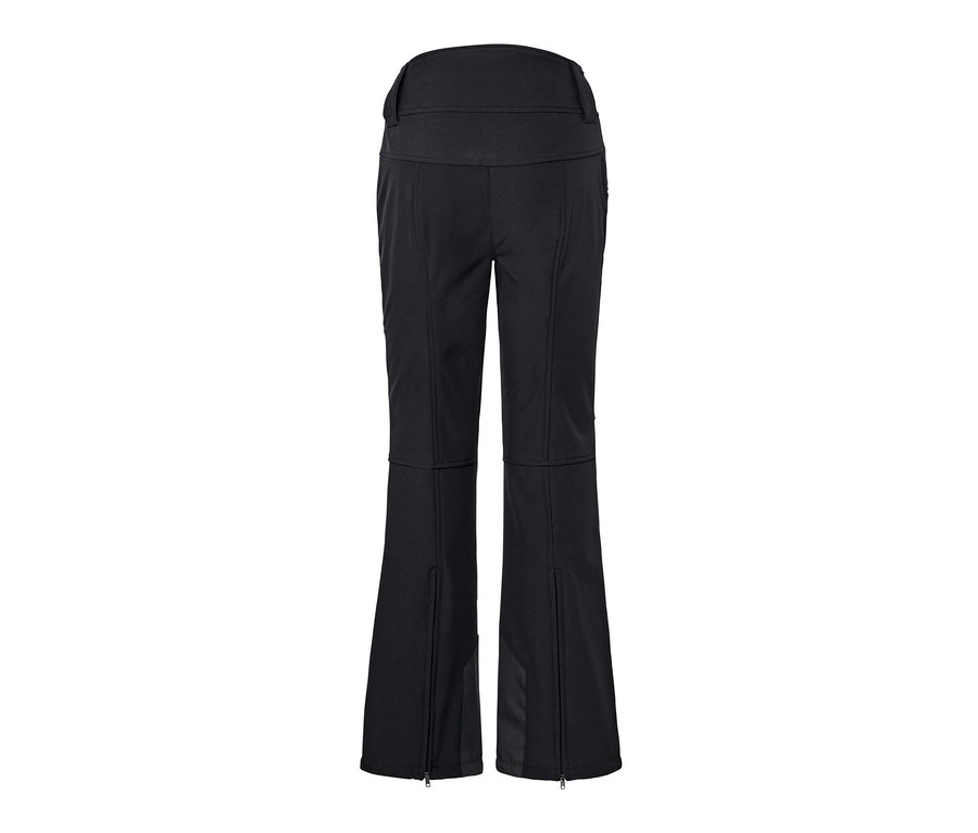 Schwarze Jet-Skihose mit Reißverschluss.