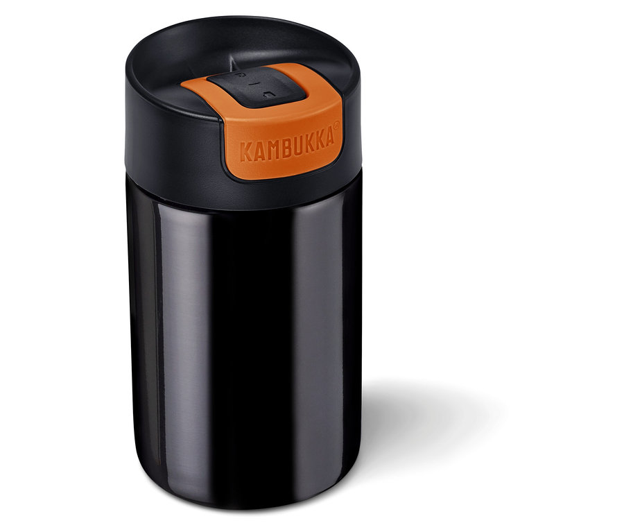 Schwarzer Kambukka To-Go-Becher.