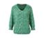Bedrucktes Blusenshirt, grün - Grün