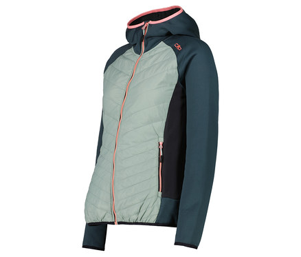 CMP Damen-Hybridjacke, grün